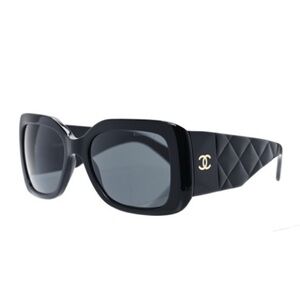 Vintage Chanel Quilted Sunglasses with Case